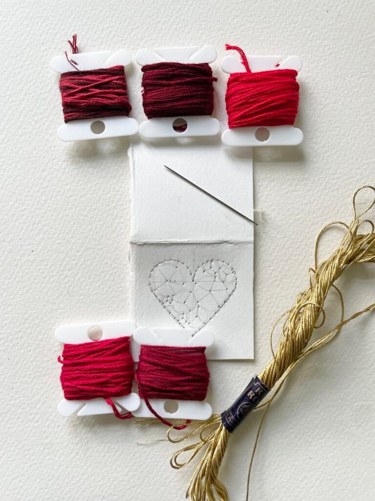 Embroidery workshop sample
