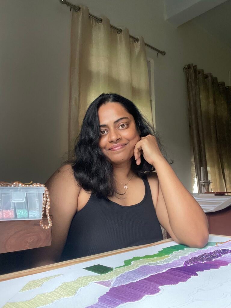 Neha stitching detail