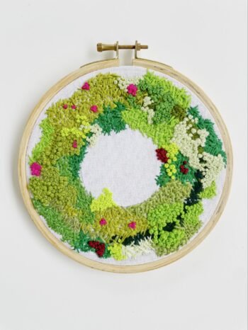 Forest Ferny Floor – Hand-Embroidered Botanical Wall Art (6")